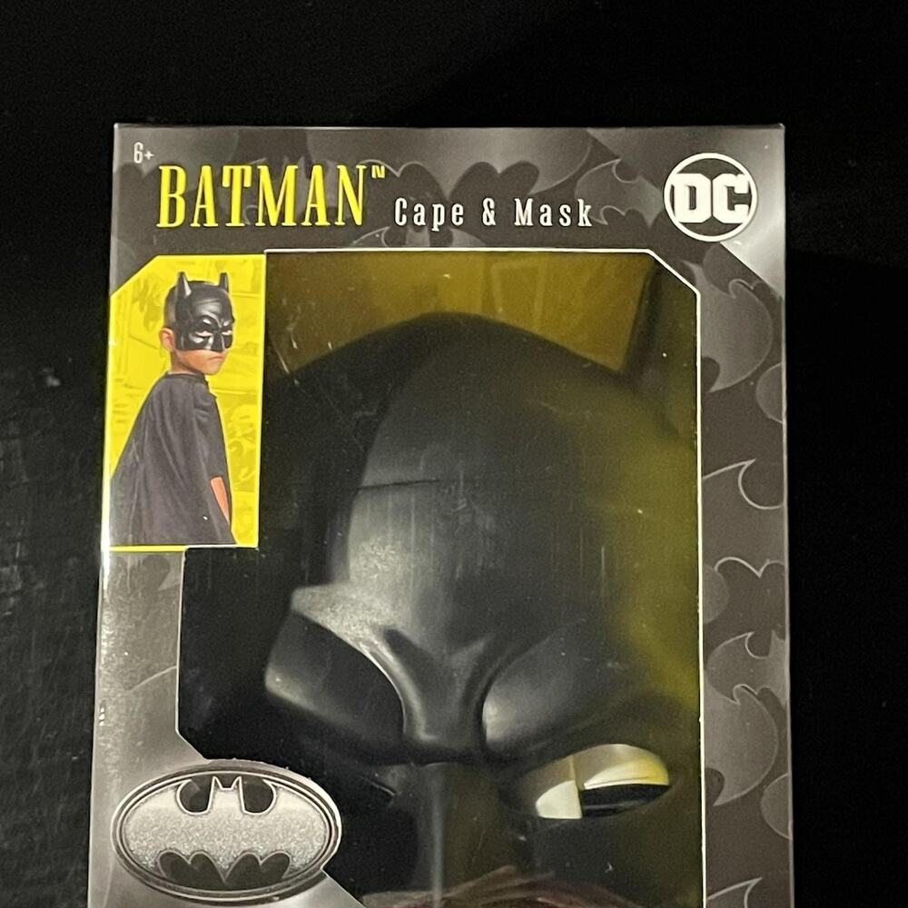 Rubie's Cape & Mask Boys One Size Black Batman Accessory Set Costume DC Comics